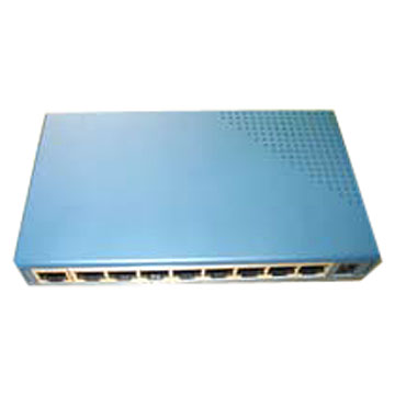 Network Switch 8+1 Port (Netzwerk-Switch 8 +1 Port)